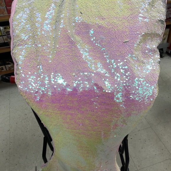 Mermaid tail sleeping bag blanket pink sequins new